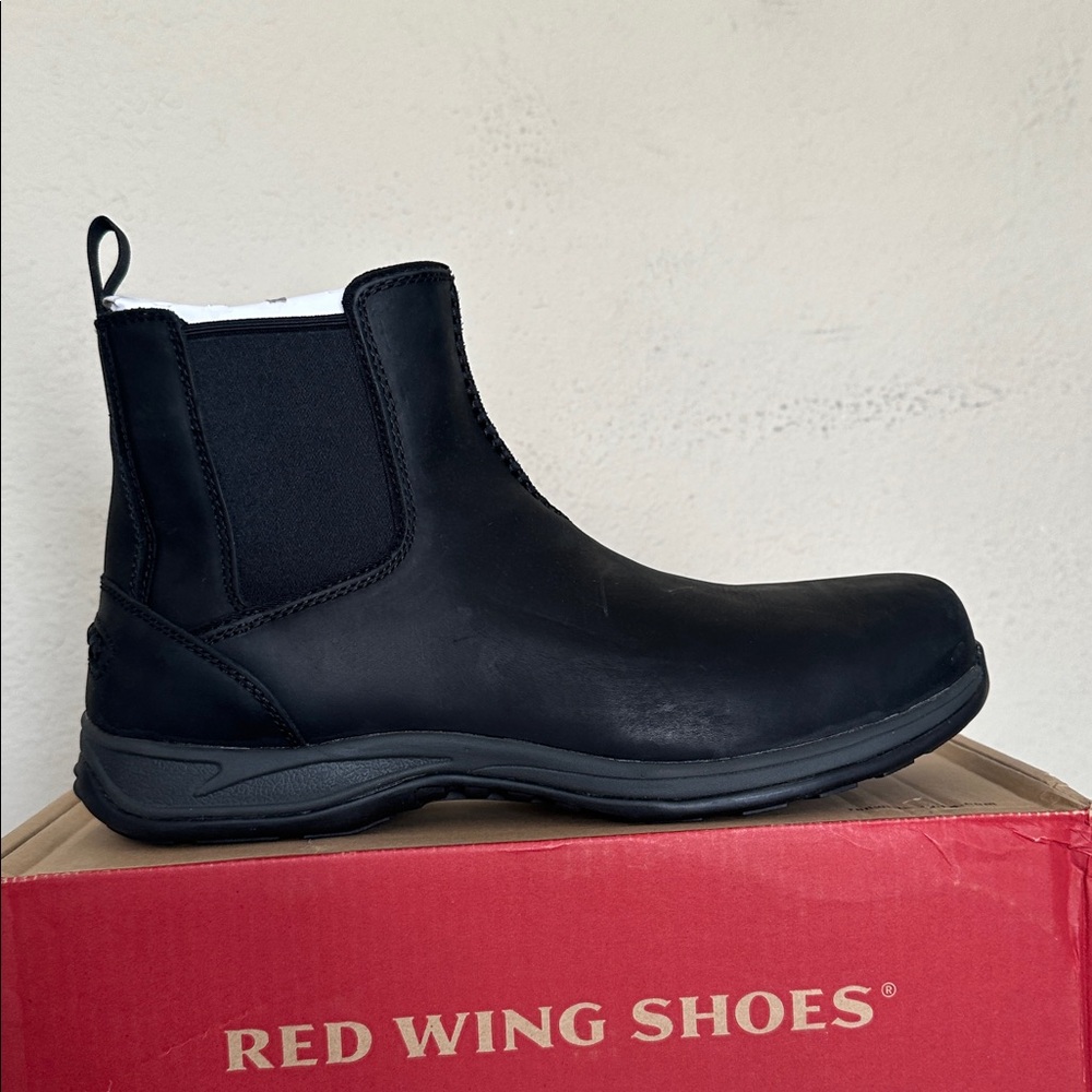 Red Wing brand new boots Romeo Black Leather Safety‎ Toe 6710 Men 14